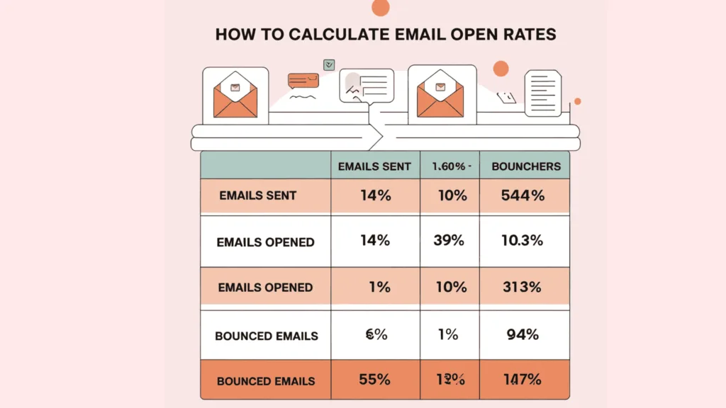 how to calculate email open rates